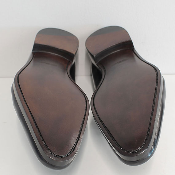 Full Resoling Classic Finishing Dark Brown Gucci After